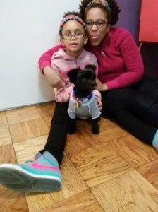 Home on the first night, after we had him groomed and went on a mini-shopping spree at Petco.